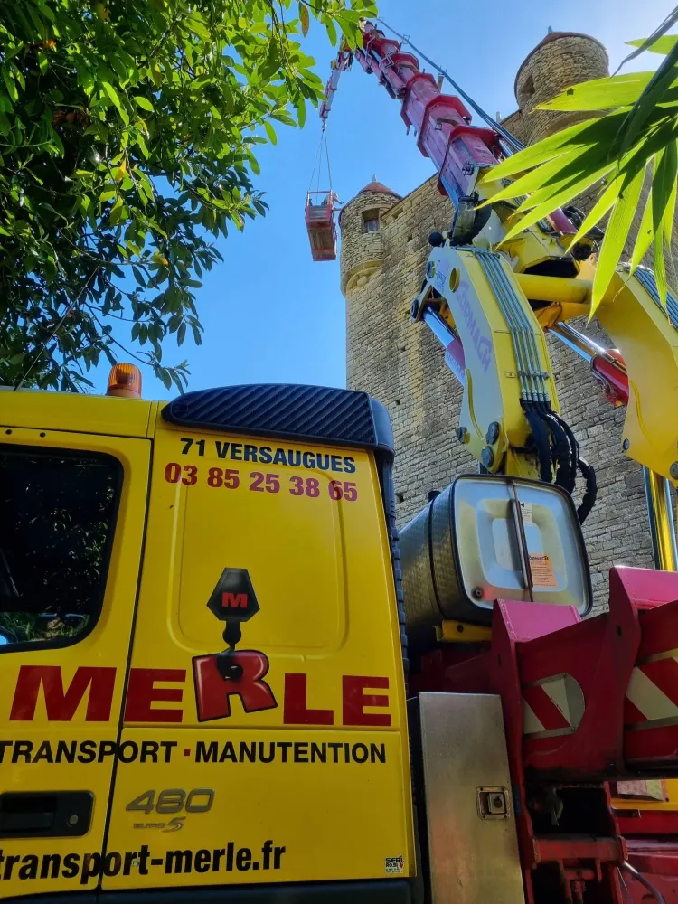 levage accès difficle en hauteur