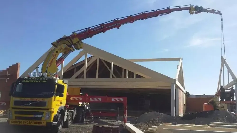 manutention avec grue